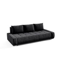 SCHLAFSOFA Vogar In Aston - Schwarz, Holzwerkstoff/Textil (240/85/110cm) - Fun Möbel