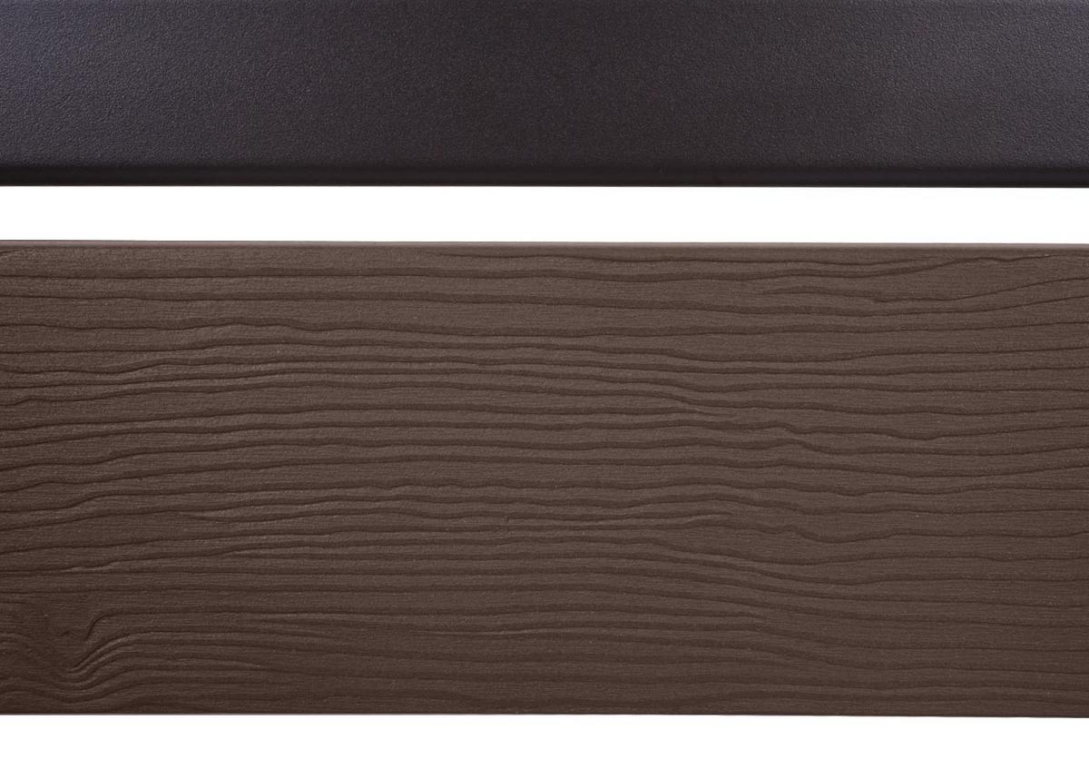 MÜLLTONNEN-ZAUN Braun - Braun, Metall (206/130/110cm) - MCW