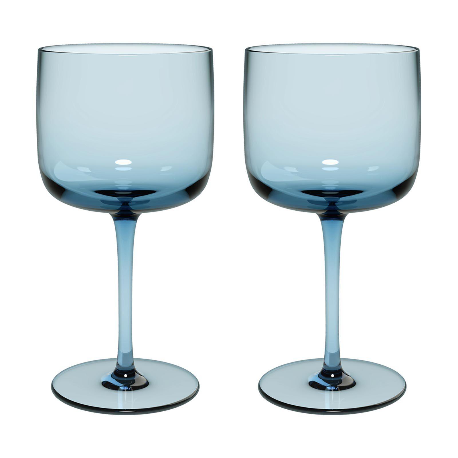 WEINGLÄSER Like Glass Ice 270 ml 2er Set - Blau, Glas (0.27L) - like.Villeroy & Boch