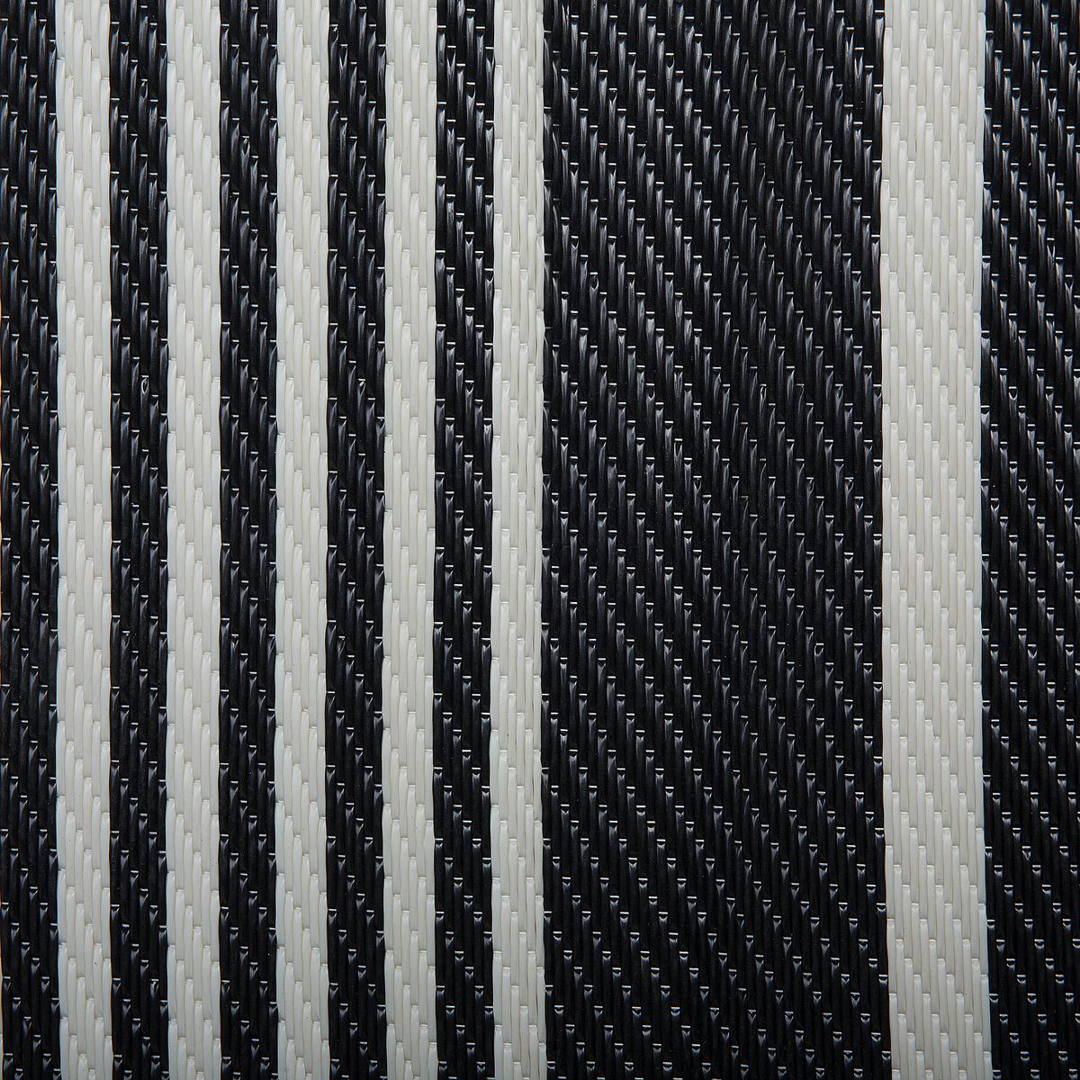 OUTDOOR-TEPPICH Haldia 180/90 cm - Schwarz, Kunststoff (90/180cm) - Beliani