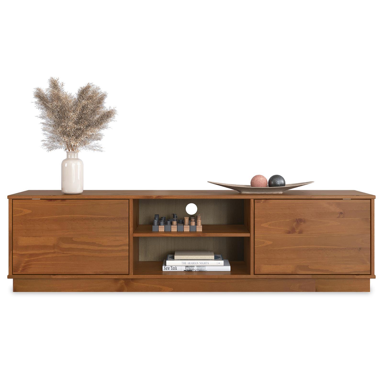 LOWBOARD MAITE Kastanie - Kastanienfarben, Holz (170/45/38cm) - IDIMEX
