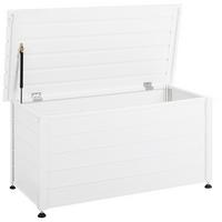 AUFBEWAHRUNGSBOX Weiß Campalto - Weiß, Metall (123/60/60cm) - Beliani