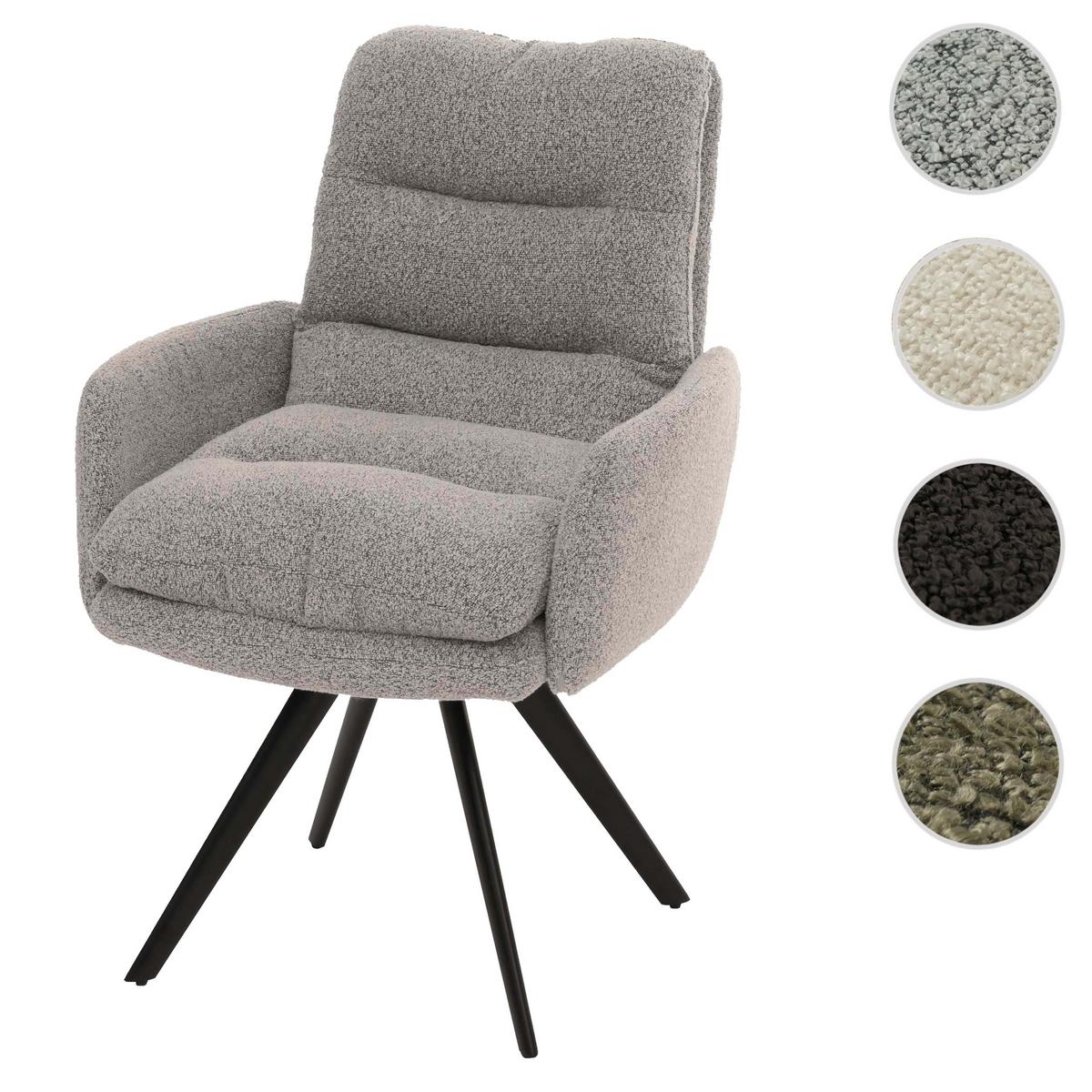 ESSZIMMERSTUHL Hellgrau - Hellgrau, Textil (62/92/68cm) - MCW