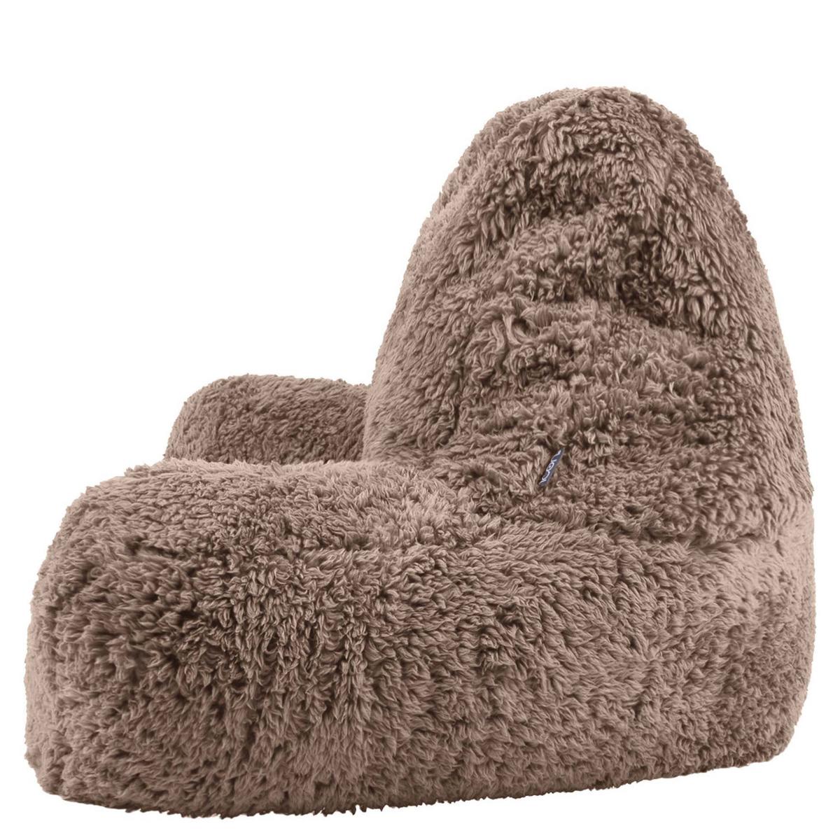 RÜCKENLEHNE Lesekissen Teddybär 2-tlg. - Mokka, Textil (74/63cm) - icon