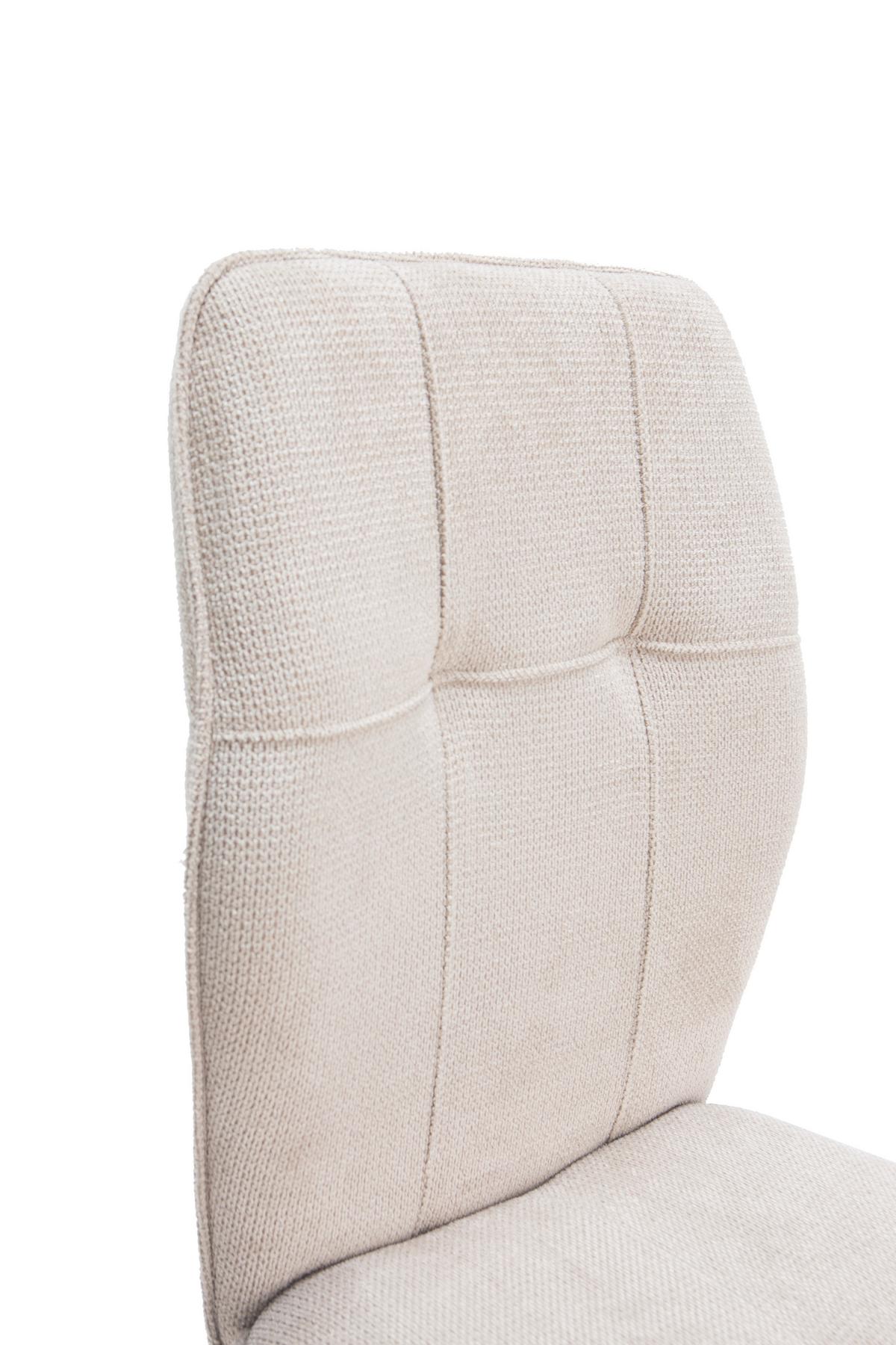 ESSZIMMERSTUHL Mery Beige 47/60/48 cm 4er-Set - Beige, Textil (60/48/47cm) - Calicosy