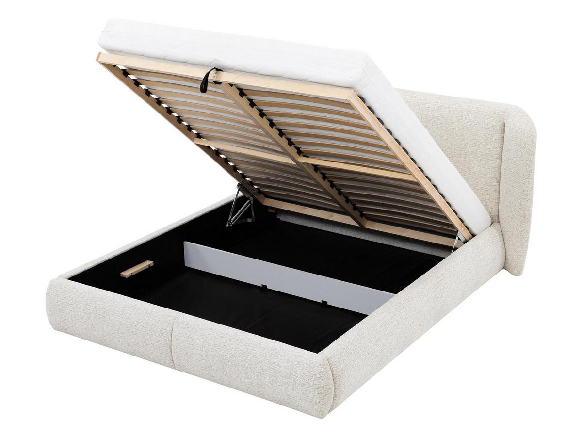 POLSTERBETT Jamika - Grau, Holz/Textil (180/200cm) - MIRJAN24