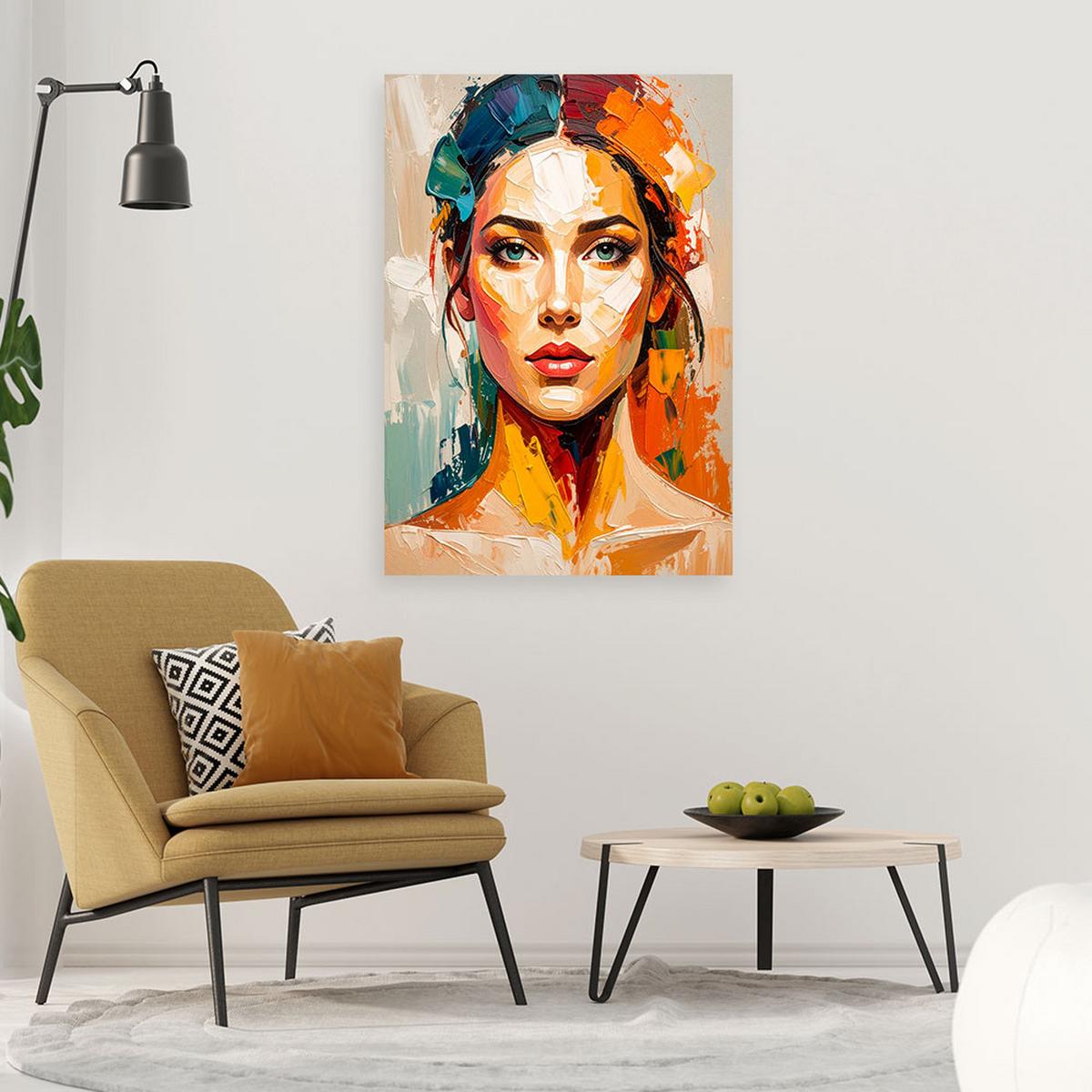 LEINWANDBILD Menschen & Charaktere 40x60cm - Multicolor, Textil (40/60cm) - Feeby