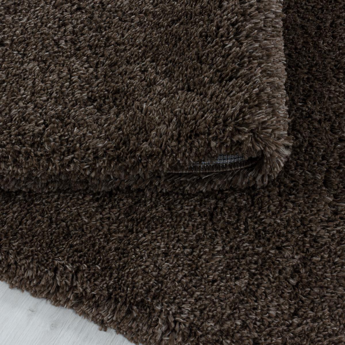 HOCHFLORTEPPICH SALZACH, einfarbig, Braun, 280 x 370 cm - Braun, Textil (370/280cm) - KADIMA DESIGN