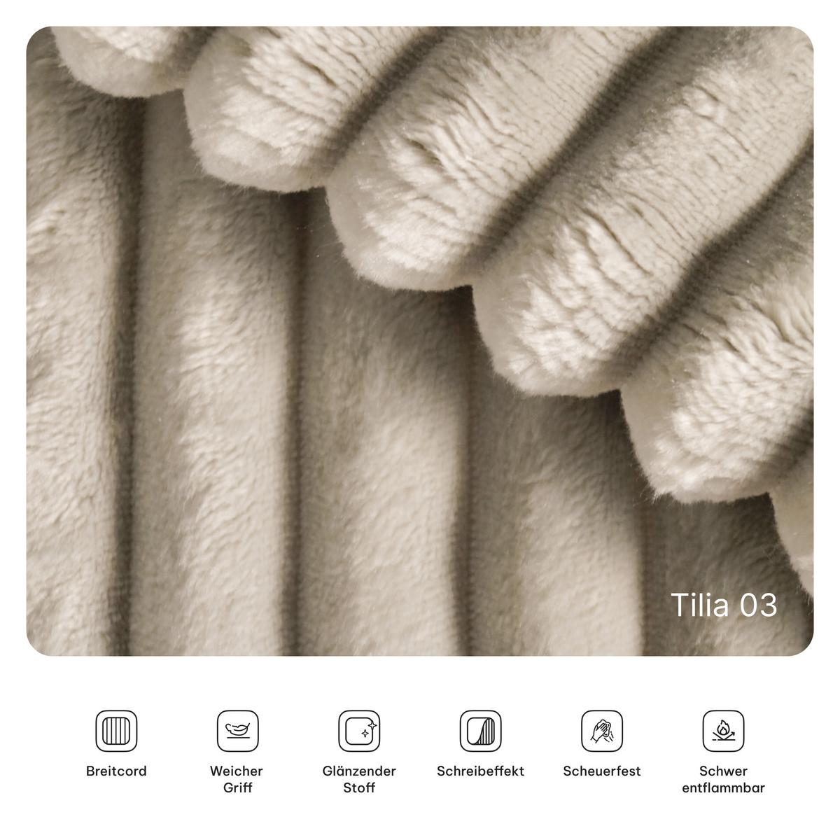 ECKSOFA ETERA modulares Boneless Sofa mit Schlaffunktion Creme Kordstoff - Creme, Textil (270/160cm) - MASSENO