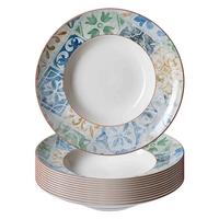 PASTATELLER Roma Antica grün ø 30,5 cm 12er Set - Grün, Keramik (30.5cm) - Ritzenhoff Breker