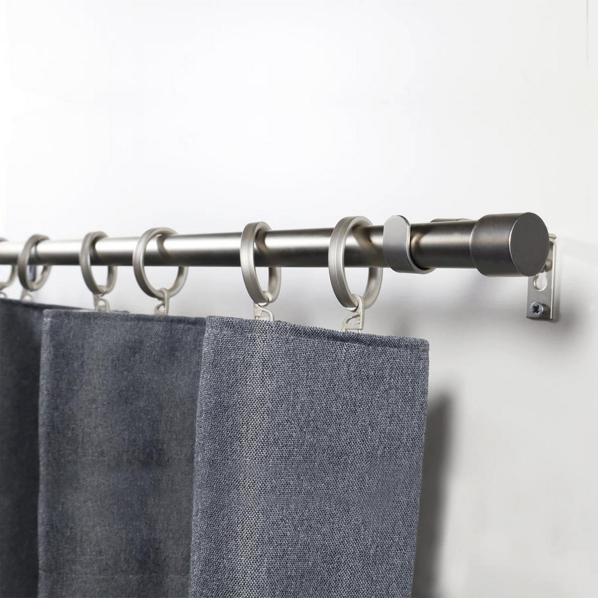 GARDINENSTANGE ausziehbar 160-310cm 1-Lauf Flexa - Silberfarben, Metall (160cm) - Deco-Raum