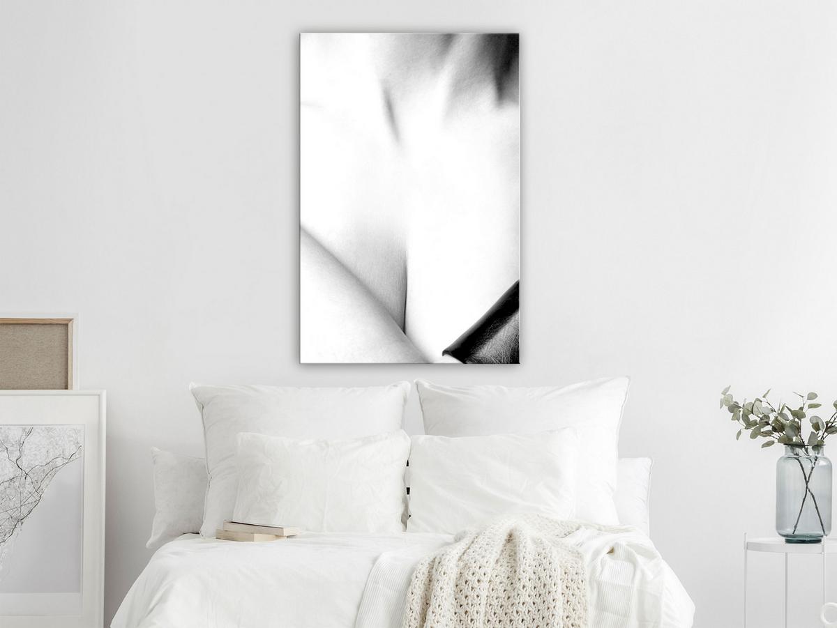 KUNSTDRUCK Schwarz-Weiß 60/90 cm - Schwarz, Textil (60/90cm) - KUNSTLOFT