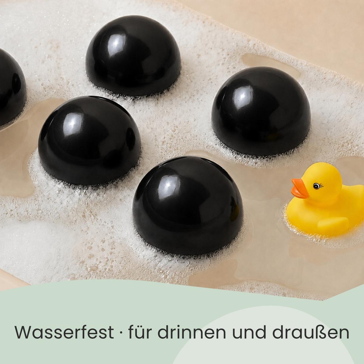 BÄLLEBAD-BÄLLE 50 Stück, Schwarz, 5.5 cm - Schwarz, Kunststoff (5.5/5.5/5.5cm) - Littletom