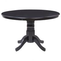 ESSTISCH 120/120 cm Schwarz Akron - Schwarz, Holzwerkstoff (120/120/76cm) - Beliani