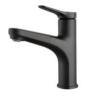 WASCHTISCHARMATUR Parma Schwarz - Schwarz, Metall (5/20/5cm) - Badplaats