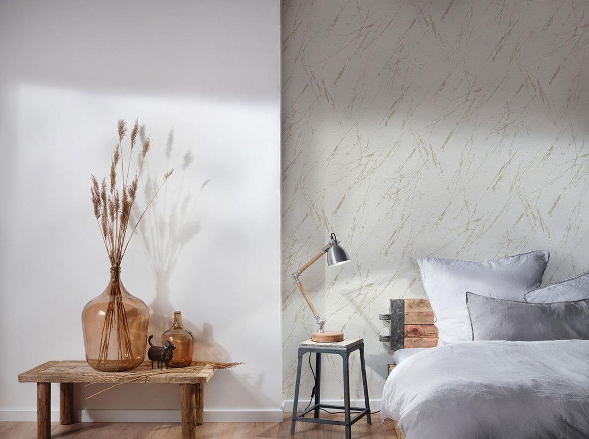 VLIESTAPETE Weiß 53/1005 cm - Weiß, Textil (53/1cm) - KUNSTLOFT