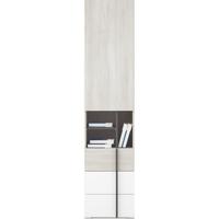 BÜCHERREGAL BERGAMO 45 / 195 / 40 cm Eichefarben - Eichefarben, Holzwerkstoff (45/195/40cm) - MASSENO