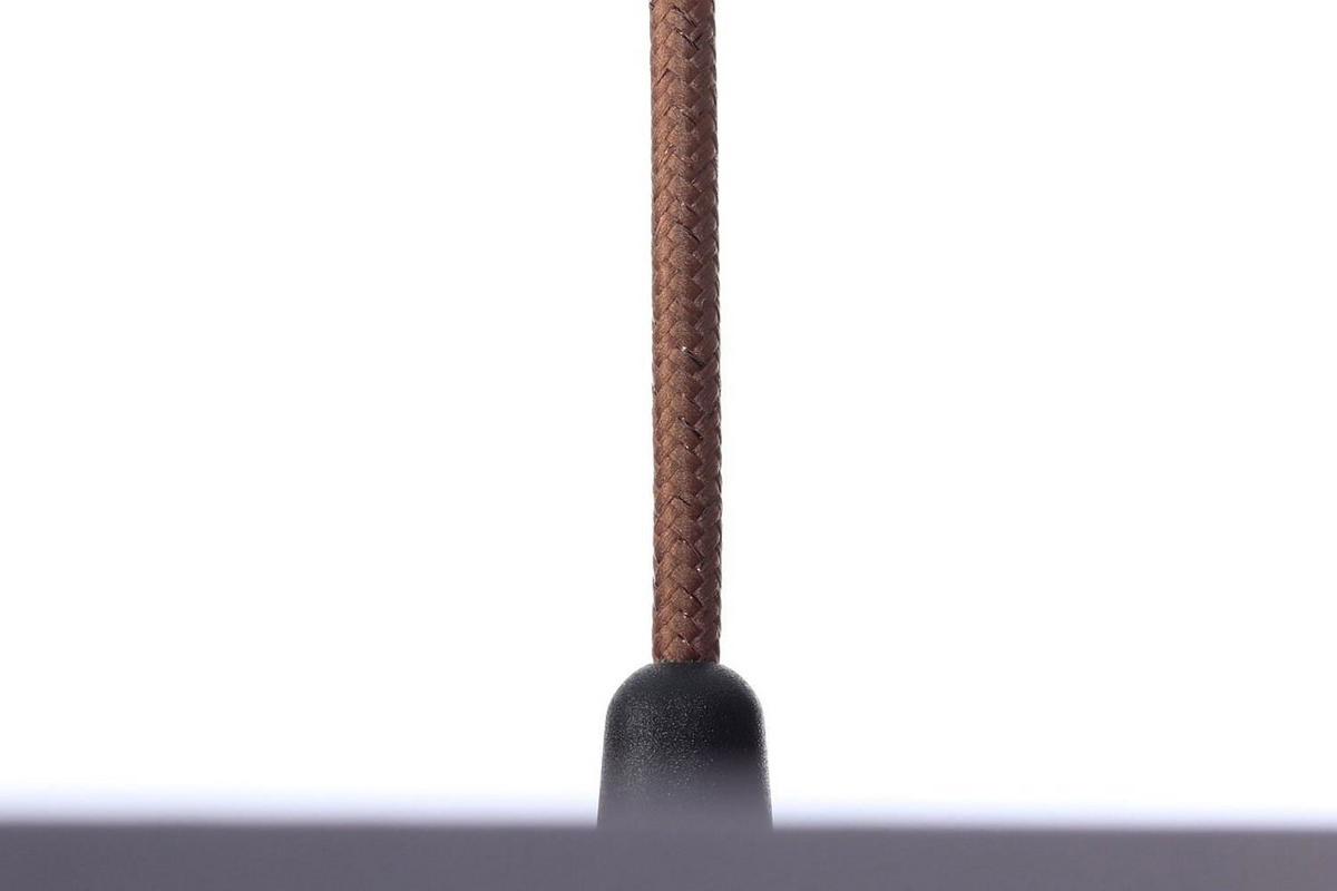 HÄNGELEUCHTE Grau 40/20 cm - Grau/Kupferfarben, Kunststoff (40/0.4/20cm) - ONZENO