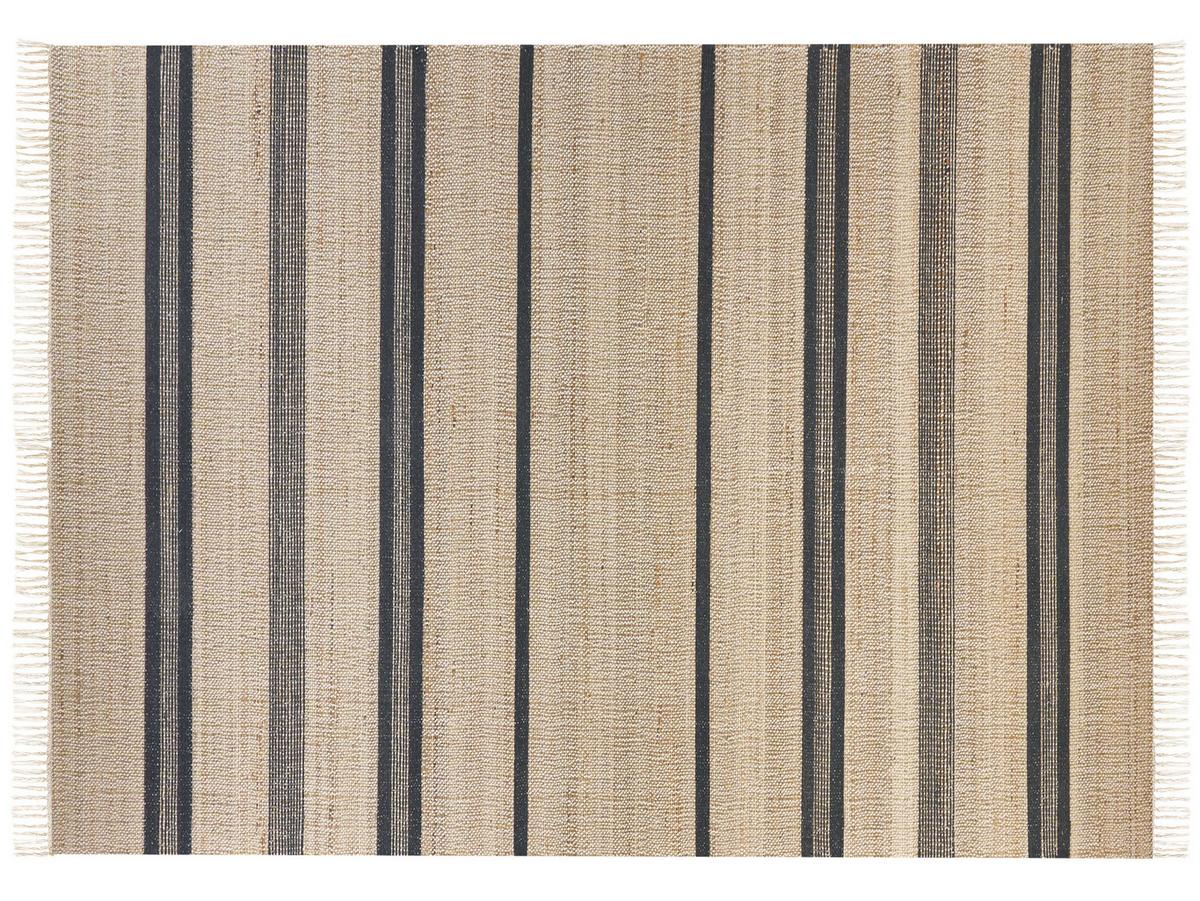 TEPPICH geflochten Talpur 230/160 cm - Beige, Naturmaterialien (160/230cm) - Beliani