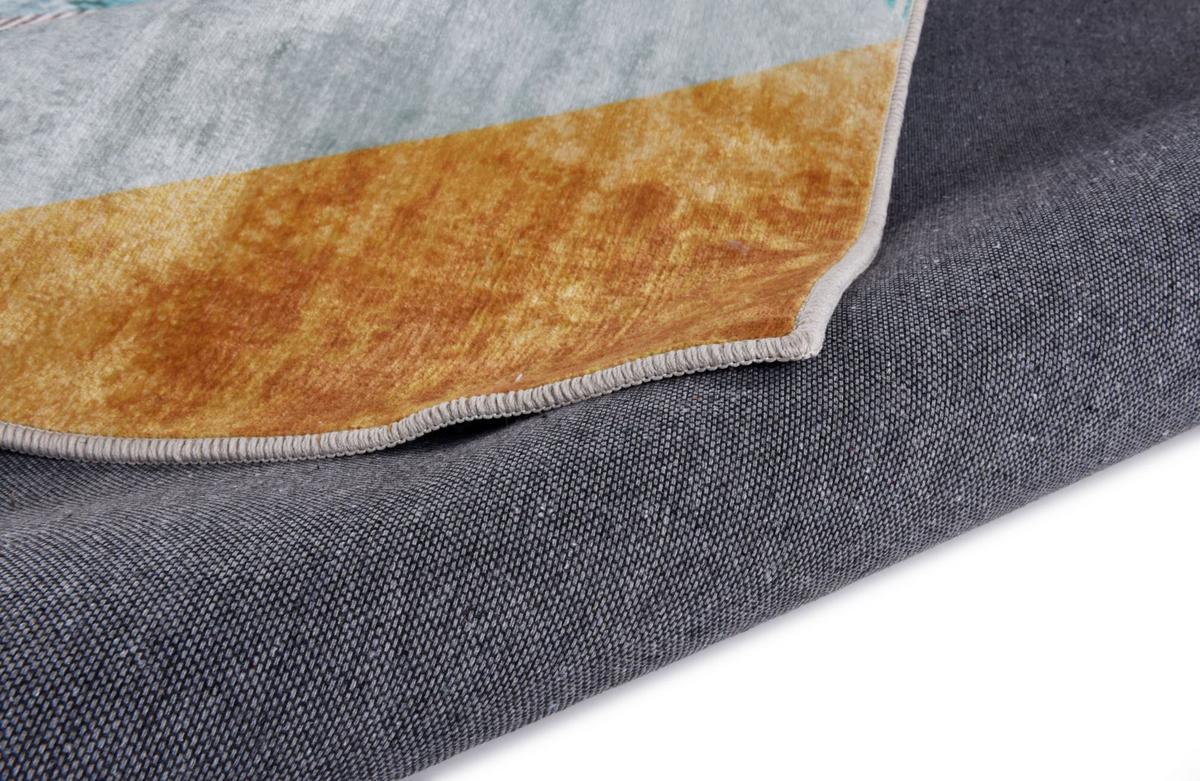KURZFLORTEPPICH Rachele 90x160 cm - Multicolor, Textil (90/160cm) - Gino Falcone