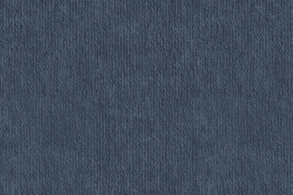 SOFA FEBE 2-Sitzer, marineblauer Chenille-Stoff - Blau/Schwarz, Holz/Textil (160/82/96cm) - Wozimo