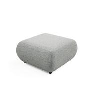 POLSTERHOCKER DELTA Modern Sitzhocker, Fußhocker Grau - Grau, Holzwerkstoff/Kunststoff (88/41/88cm) - MASSENO