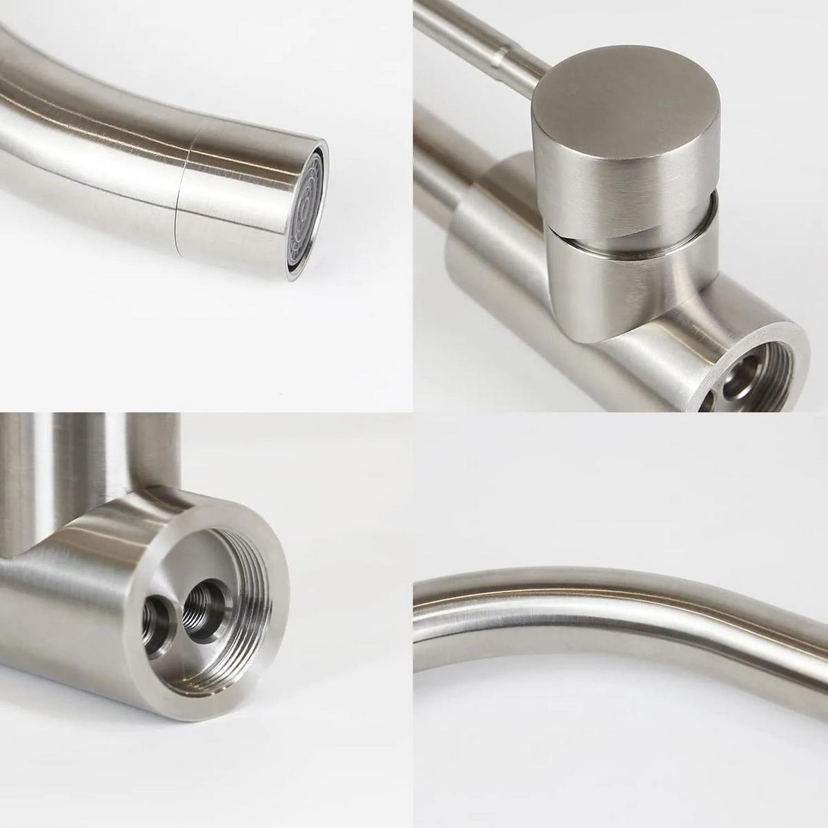KÜCHENARMATUR SUSANNE 19/6/33 cm - Silberfarben, Metall (6/33/19cm) - Nettlife