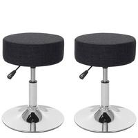 HOCKER Anthrazit 2er-Set - Anthrazit, Textil (35/55/35cm) - MCW