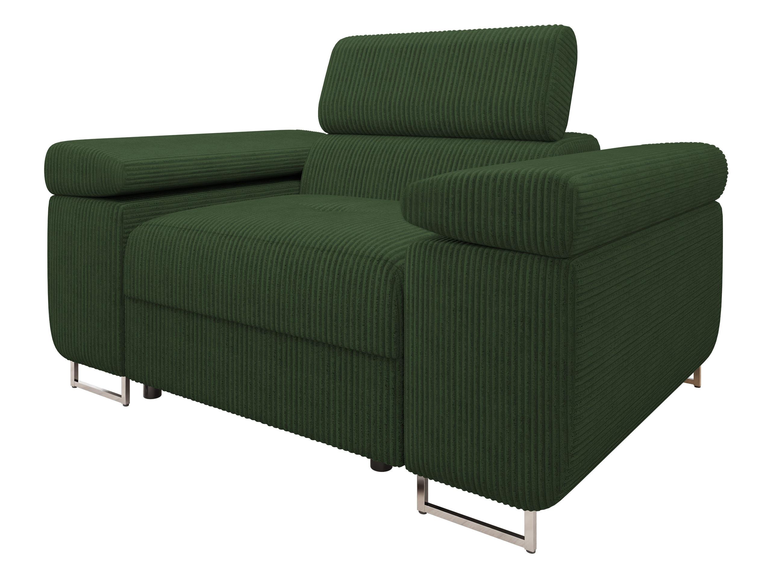 SESSEL Torezio Cord - Grün, Holz/Textil (134/90/102cm) - MIRJAN24