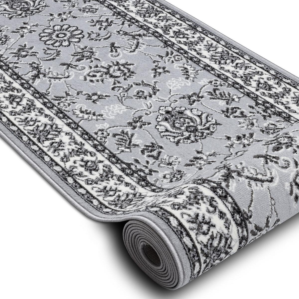 LÄUFER BCF MORAD 60/110 cm - Grau, Textil (60/110cm) - rugsX