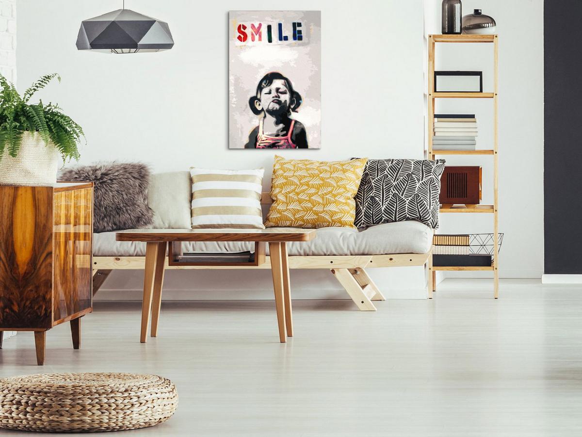 MALEN NACH ZAHLEN 40/50 cm - Multicolor, Textil (1.4/50cm) - KUNSTLOFT