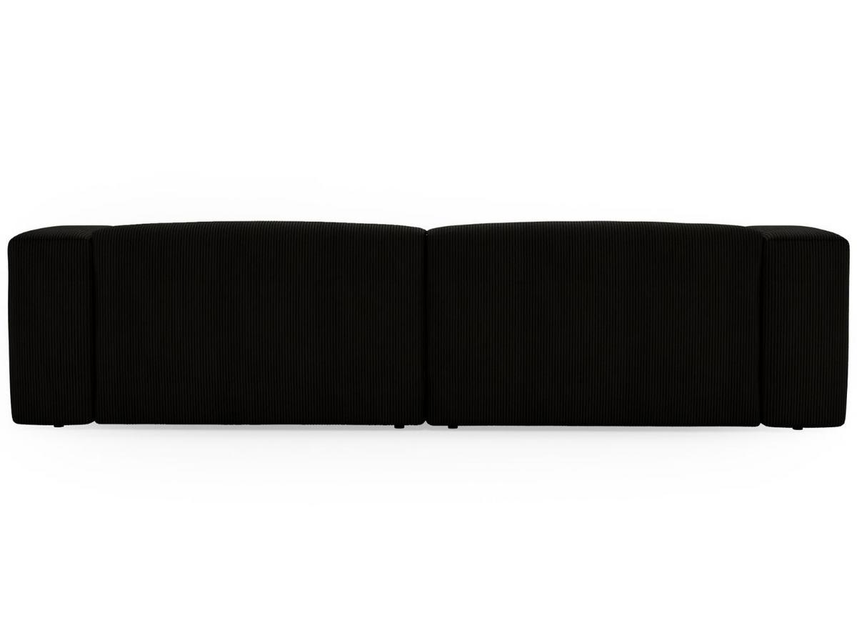 ECKSOFA Landi Schwarz Links - Schwarz, Kunststoff/Textil (180/240cm) - Graingold