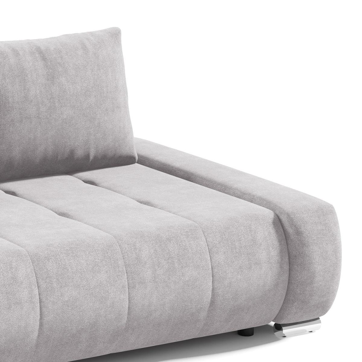 SCHLAFSOFA Jonas 3 Sitzplätze Hellgrau - Hellgrau, Holzwerkstoff (240/85/110cm) - Petits-meubles