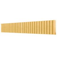 GARTENZAUN Tannenholz Naturholz - Naturfarben, Holz (2.7/30cm) - Outsunny