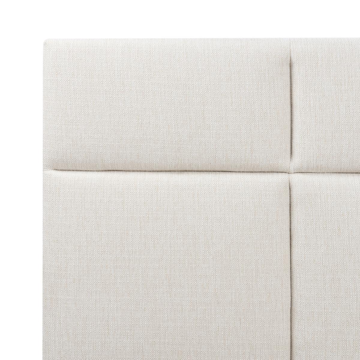 POLSTERBETT 160x200 cm Weiß Lagord - Creme, Textil (160/200cm) - Beliani
