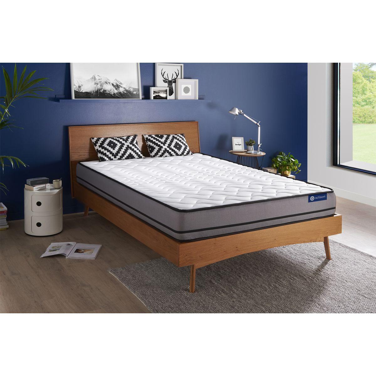 MATRATZE Actiflex night Taschenfederkern 140 x 220 cm h4 - Weiß, Textil (140/220cm) - ACTISOM