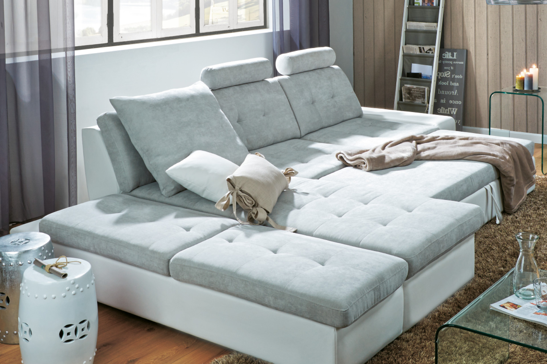 Sofas mit Relaxfunktion Kopfteil & Sitztiefenverstellung mömax