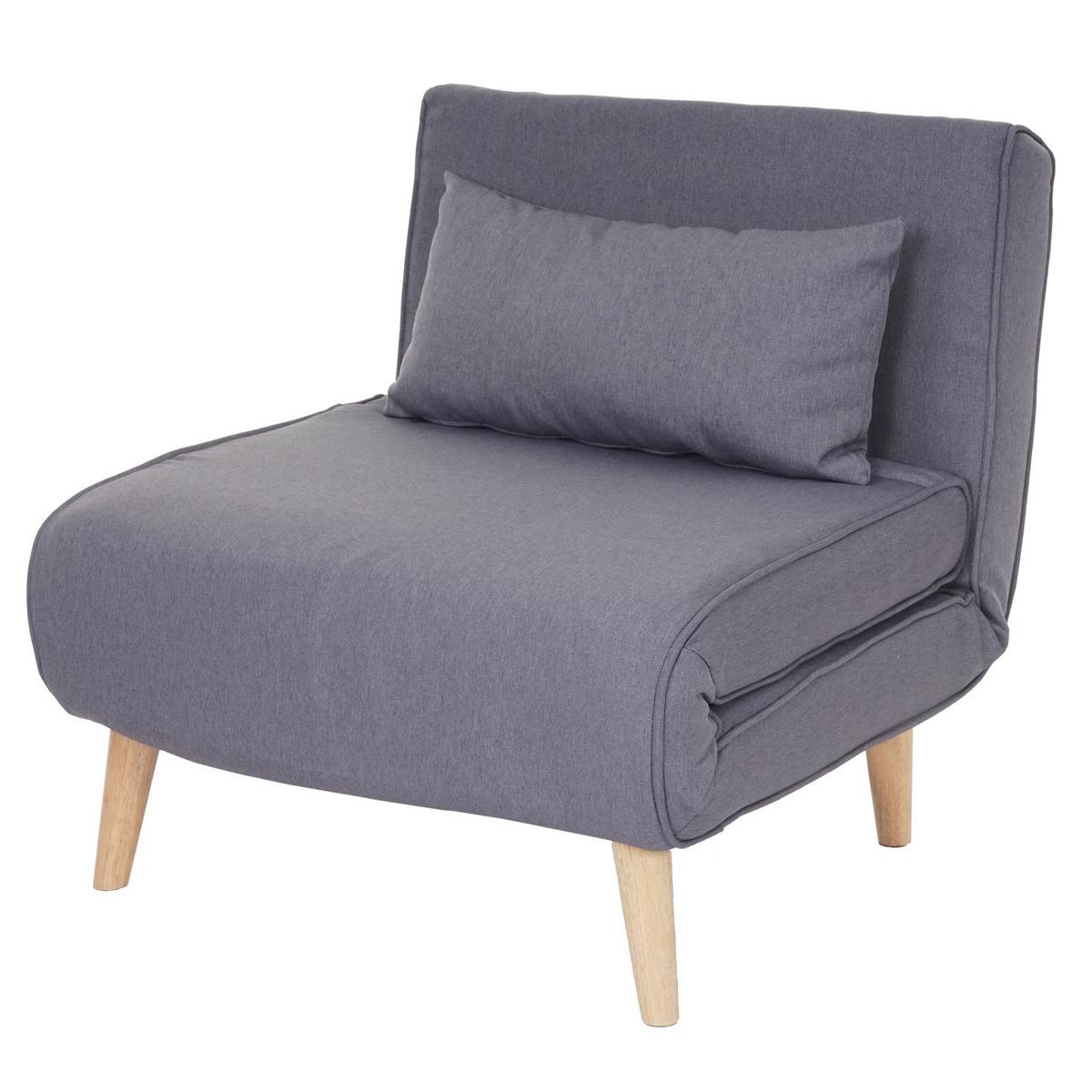SCHLAFSESSEL Hellgrau - Hellgrau, Textil (75/77/70cm) - MCW