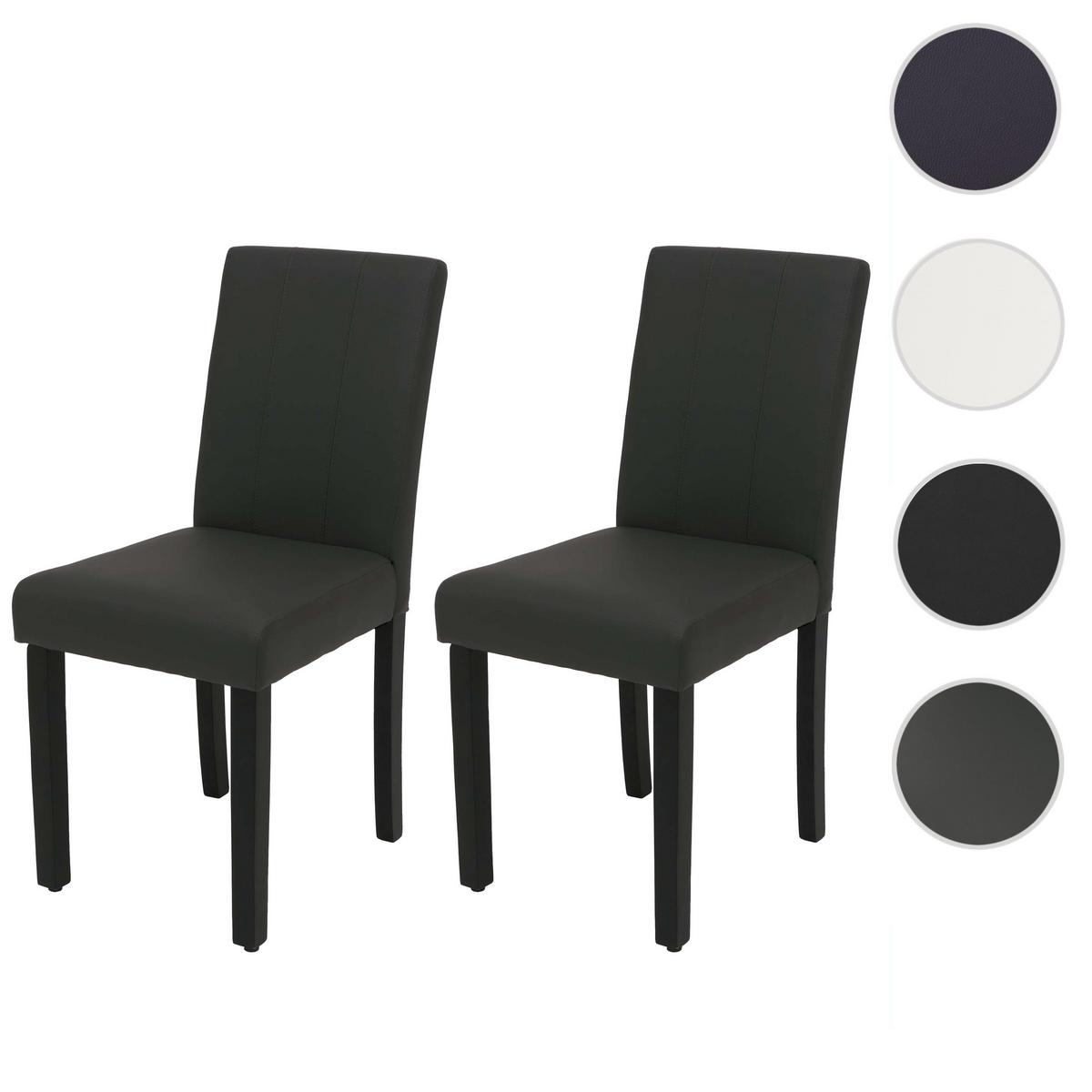 ESSZIMMERSTUHL O65D Dunkelgrau - Dunkelgrau/Grau, Textil (40/88/55cm) - MCW