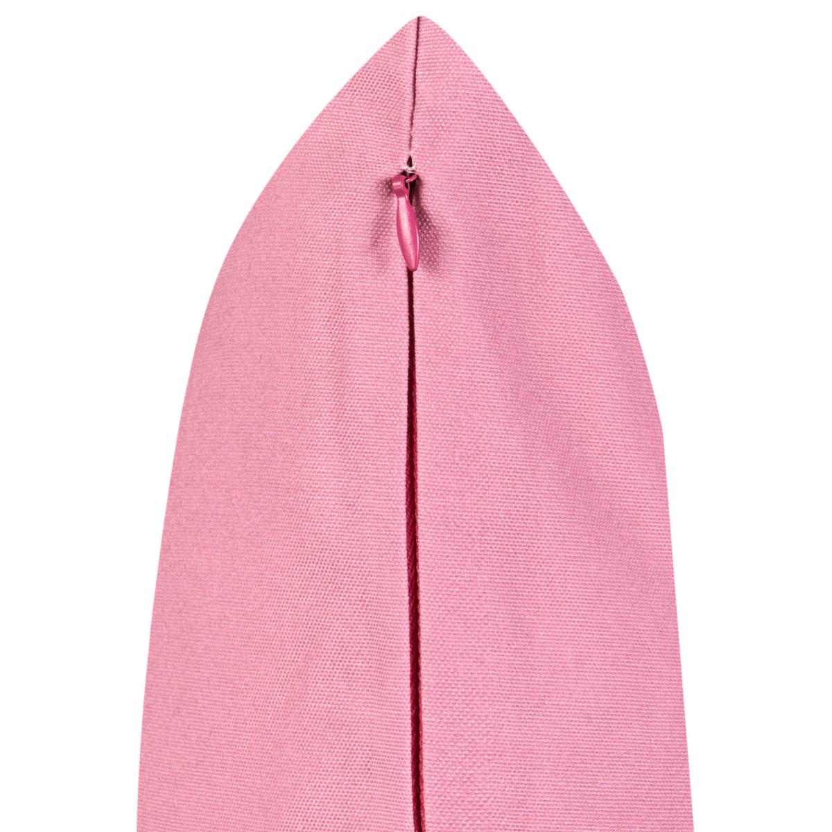 GARTENKISSEN 3er-Set Purpur 45/45 cm Tide - Pink/Violett, Textil (45/10/45cm) - Beliani