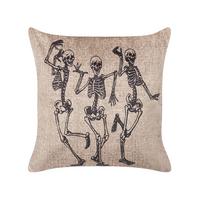 DEKOKISSEN Hellbeige 45/45 cm Mortesti - Beige, Textil (45/45cm) - Beliani