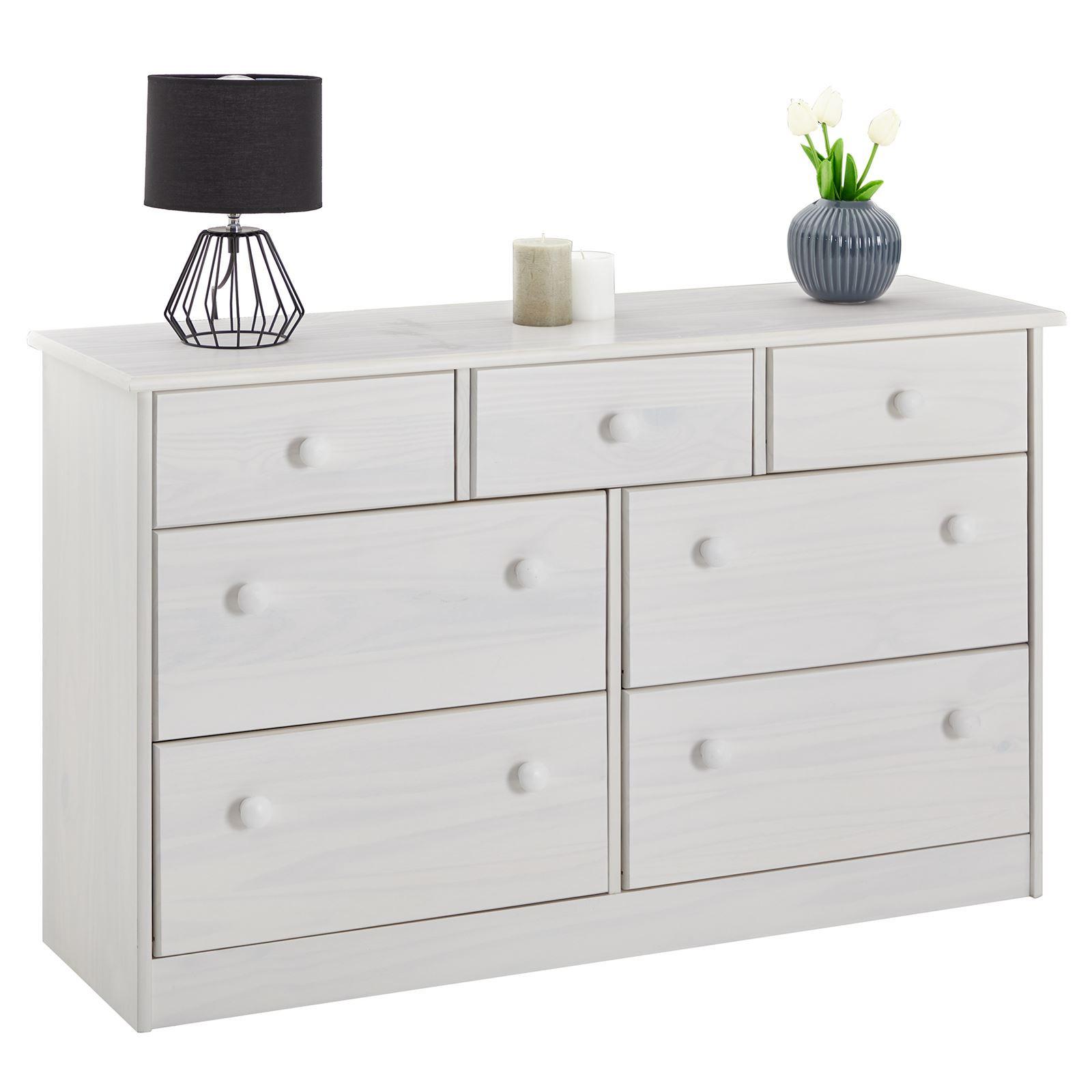 KOMMODE RONDO weiß - Weiß, Holz (117/74/35cm) - IDIMEX