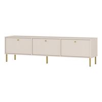 LOWBOARD TORINO 180x40,8x50 cm mit 3 Türen Beige - Beige, Holzwerkstoff (180/50/40.8cm) - MASSENO