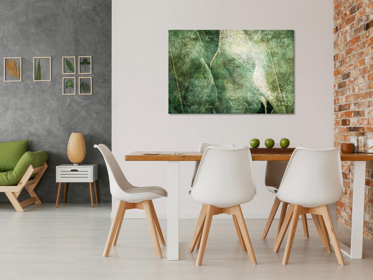 KUNSTDRUCK Grün 60/40 cm - Grün, Textil (60/40cm) - KUNSTLOFT