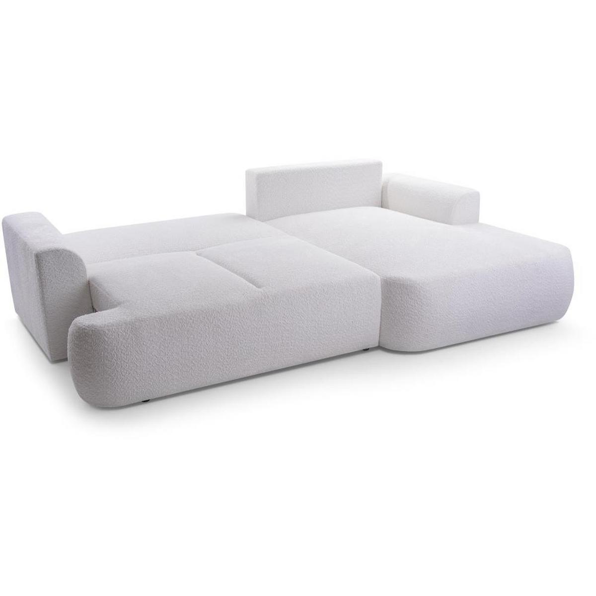 ECKSCHLAFSOFA Vento beige rechts - Beige/Schwarz, Textil (260/168cm) - Beautysofa
