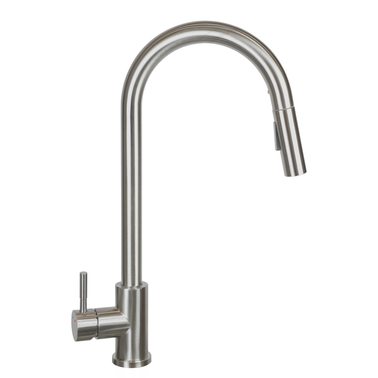 KÜCHENARMATUR Bachor 5/43/27 cm - Silberfarben, Metall (5/43/27cm) - ZMH