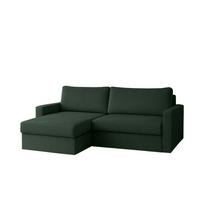 ECKSOFA Bendik In Poso - Grün, Holzwerkstoff/Textil (224/140cm) - Fun Möbel