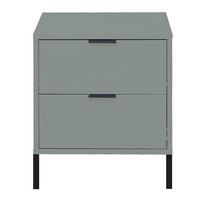 KOMMODE Erna 51x45x62 Pinie Green matt Lack - Grün, Holzwerkstoff (51/62/45cm) - 58aufmkessel