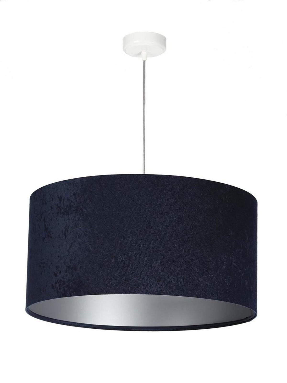 HÄNGELEUCHTE Blau 50/25 cm - Blau/Silberfarben, Kunststoff (50/0.8/25cm) - ONZENO