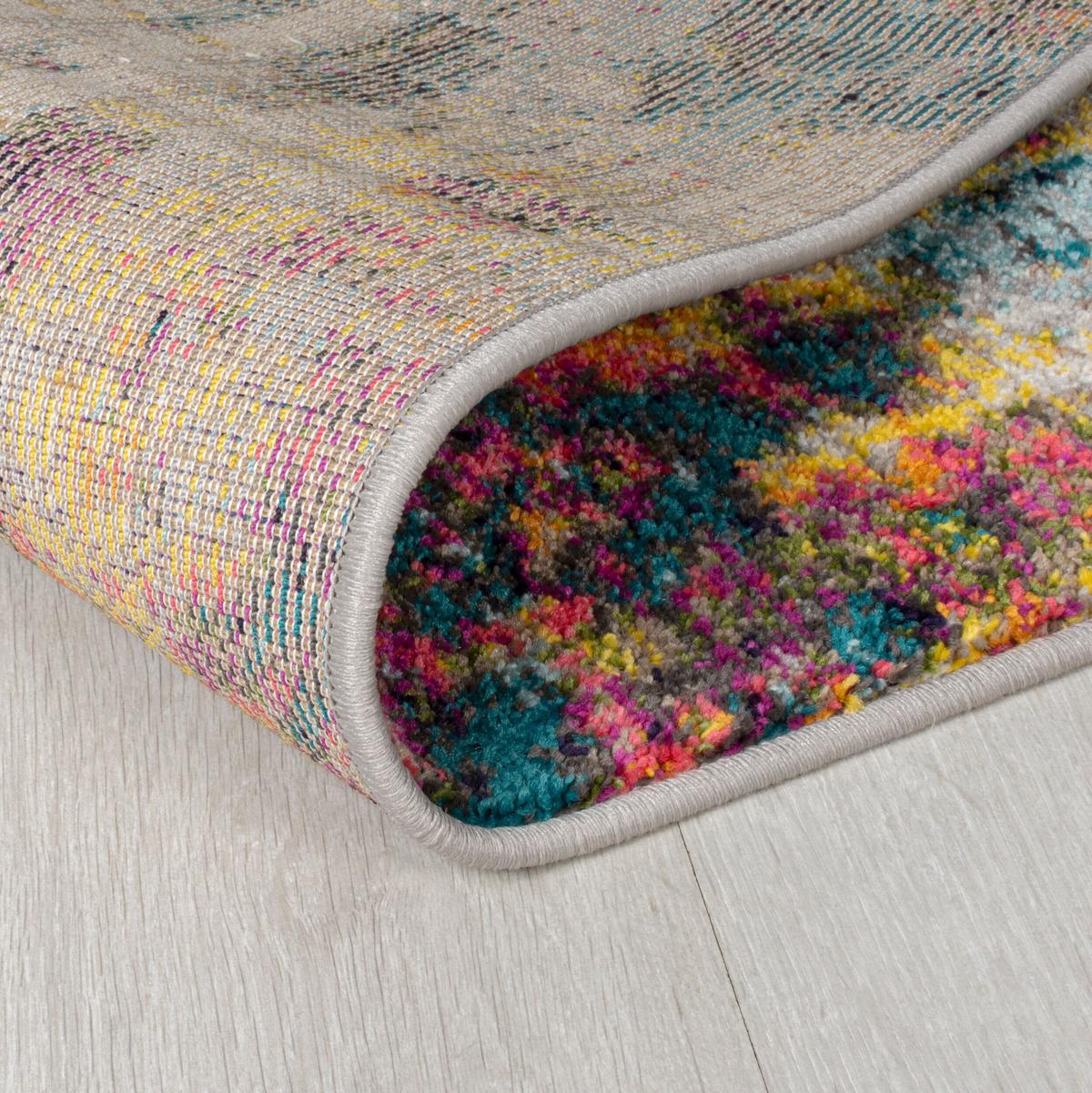 TEPPICH FAL, abstrakt, Bunt, 66 x 230 cm - Multicolor, Textil (230/66cm) - KADIMA DESIGN